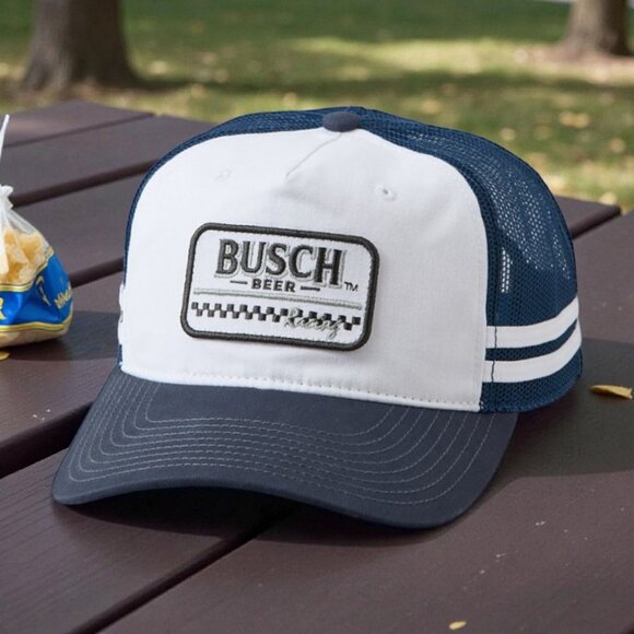 NEW!!! AMERICAN EAGLE “BUSCH” BEER TRUCKER HAT - ONE SIZE - Picture 5 of 7